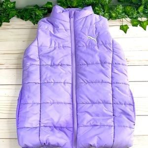 Puma Girls Puffer Vest - 7/8